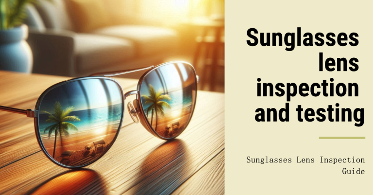 How to check sunglasses lenses