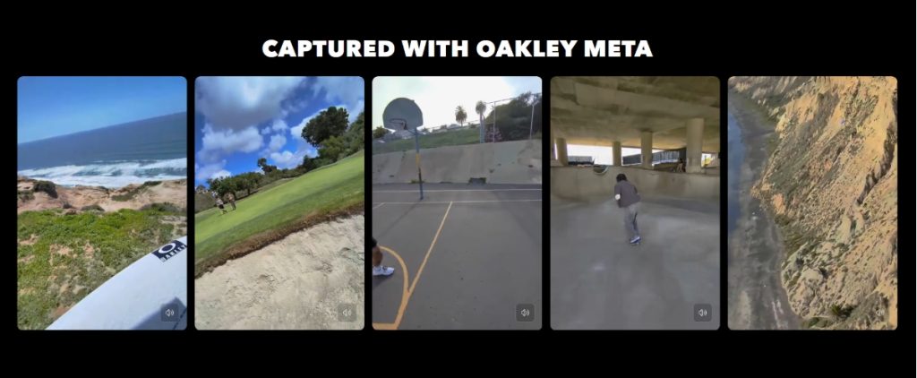 captured with Oakley meta